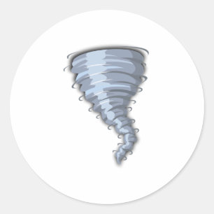 Adesivo Redondo Tornado