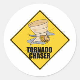 Adesivo Redondo Tornado Chaser