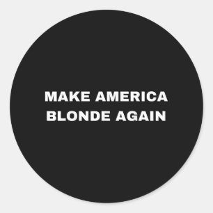 Adesivo Redondo Torne A América Blonde Novamente Karoline Leavitt