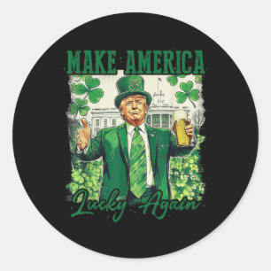 Adesivo Redondo Torne A América Sortuda Novamente Engraçada Tambor