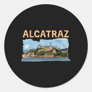 Adesivo Redondo Torne O Excelente Alcatraz Novamente Engraçado Tru