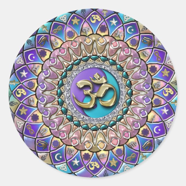 Adesivo Redondo Torne-se os Símbolos Change Astro (Frente)