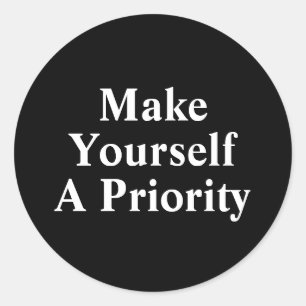 Adesivo Redondo Torne-Se Uma Prioridade