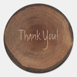 Adesivo Redondo Torno de Tronco de Árvore Casca Favor de Casamento