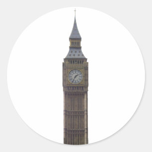 Adesivo Redondo Torre Big Ben Clock: