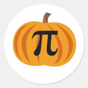 Adesivo Redondo Torta de Abóbora Simples