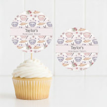 Torta Personalizada Nome Kawaii Xadrez Topper 