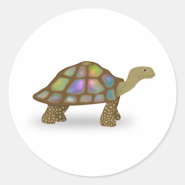 Adesivo Redondo Tortoise (Frente)