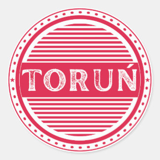 Adesivo Redondo Toruń City Pride Emblem – Polish Identity