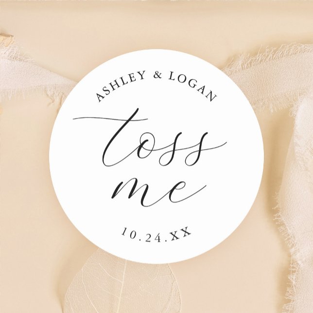 Adesivo Redondo Tosse Petal Confetti Favor (Criador carregado)