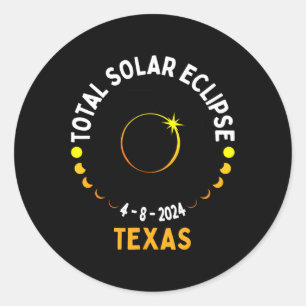 Adesivo Redondo Total de Mapa Total dos Eua do Partido Texas Solar