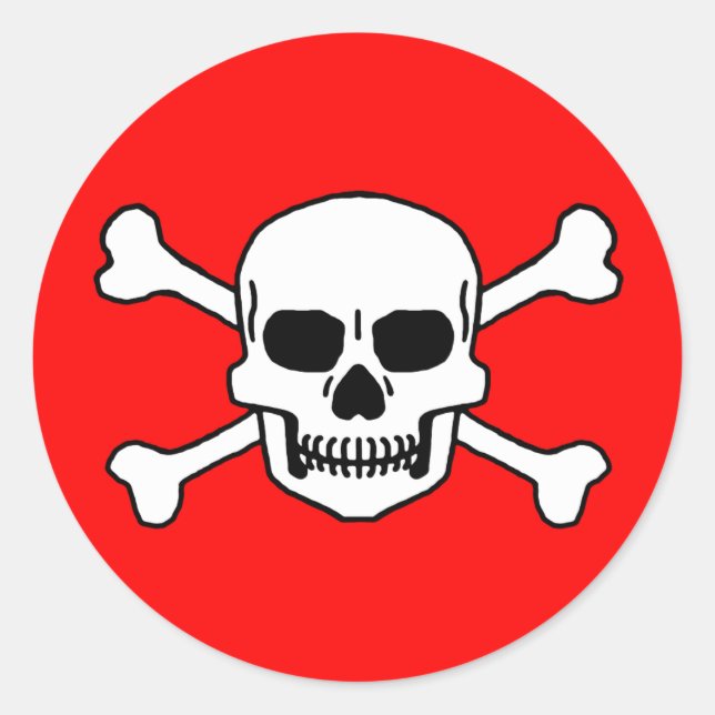Adesivo Redondo Totenkopf (Frente)