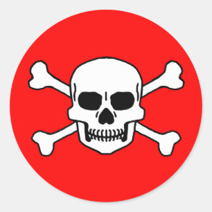 Adesivo Redondo Totenkopf