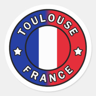 Adesivo Redondo Toulouse França