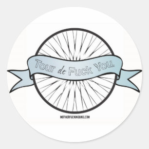 Adesivo Redondo Tour de F*ck You Sticker