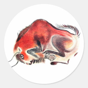 Adesivo Redondo Touro