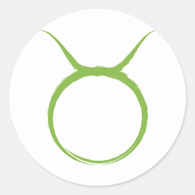 Adesivo Redondo Touro Touro Abril Maio Astrologia Zodiaque Festa (Frente)