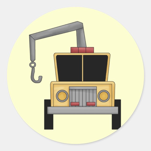 Adesivo Redondo Tow Truck (Frente)