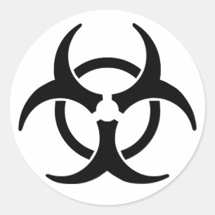 Adesivo Redondo Tóxico