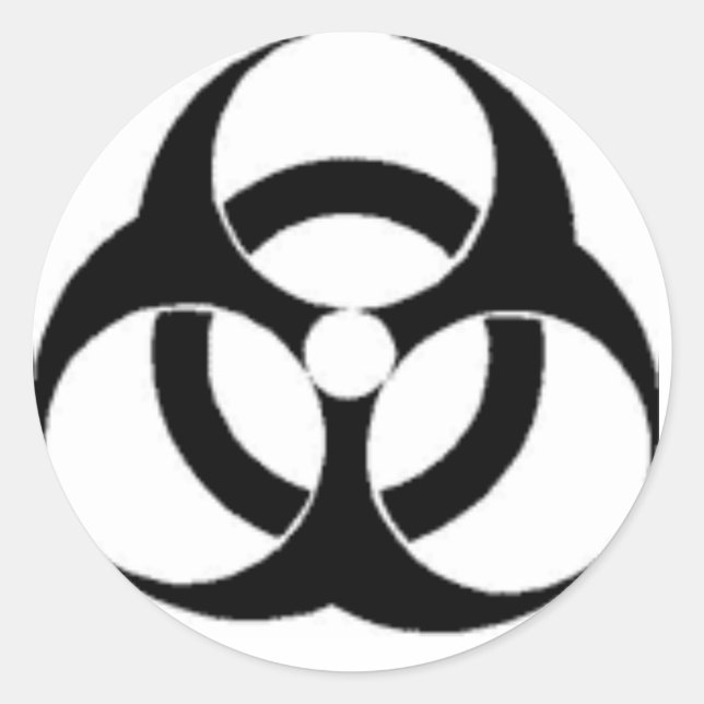 Adesivo Redondo tóxico (Frente)