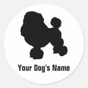 Adesivo Redondo Toy Poodle ト イ ・ プ ド ル