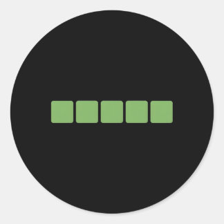 Adesivo Redondo Trabalho