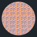 Adesivo Redondo Trabalho de arte único e elegante com padrão cardí<br><div class="desc">Trabalho de arte único e elegante para todas as idades com padrões cardíacos Adiciona um toque de amor à sua coleção de artigos de papelaria com este Design com verificação de corações sentimentais. Seja um notebook, um cartão de saudação, ou adesivo, este design traz uma estética romântica e na moda...</div>