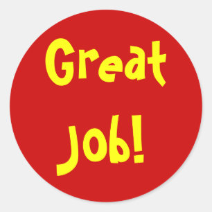 Adesivo Redondo Trabalho excelente!