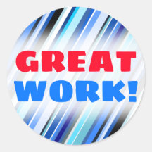 "TRABALHO EXCELENTE!" + Várias Formas de Tiras Azu