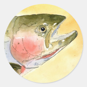 Adesivo Redondo Trabalhos de arte de vencimento por C.