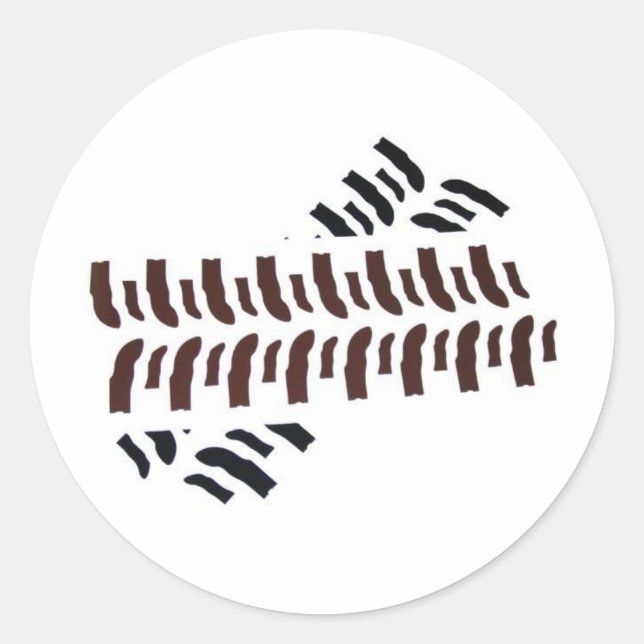 Adesivo Redondo Traços de Bogger (Frente)