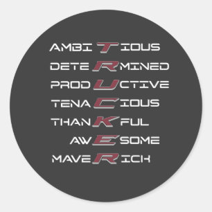 Adesivo Redondo Traços Profissionais Acróticos Do Caminhador