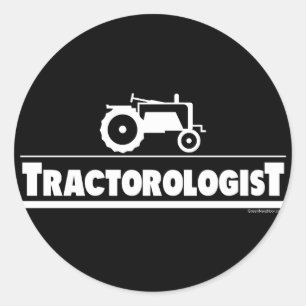 Adesivo Redondo Tractorologista - Trator