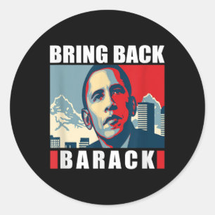 Adesivo Redondo Traga Barack Obama S Para Homens Mulheres Camisa