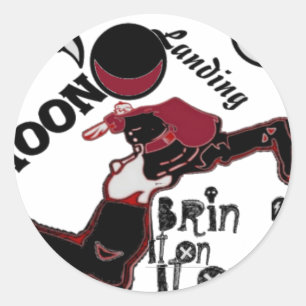 Adesivo Redondo Traga-o - Natal e Mashup de Espaço Reproduzíveis