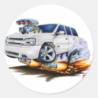 Adesivo Redondo Trailblazer SS White Truck