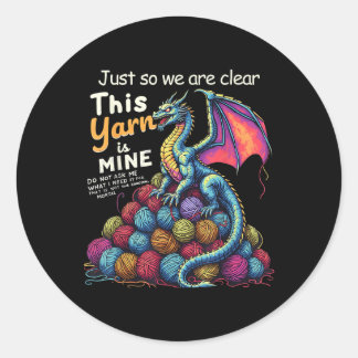 Adesivo Redondo Traje de Iarna Engraçado Vintage Dragon &amp; Croc