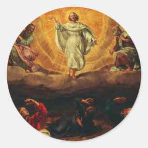 Adesivo Redondo Transfiguração de Jesus Cristo