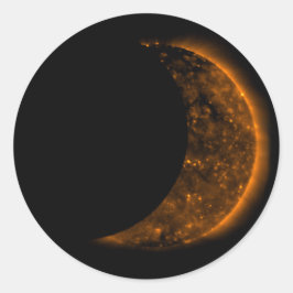 Adesivo Redondo Trânsito de Eclipse Solar