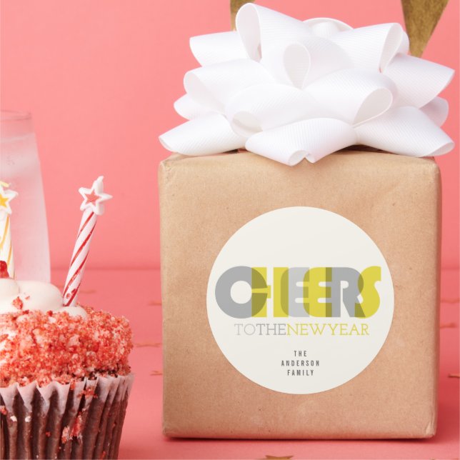 Adesivo Redondo Transparente Brinde Destacado Para o Feriado de An (Festa)