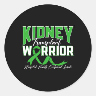 Adesivo Redondo Transplante Renal Guerreiro Renal Doença Renal Pat