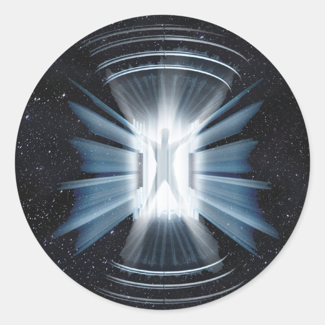 Adesivo Redondo Transportador (Frente)