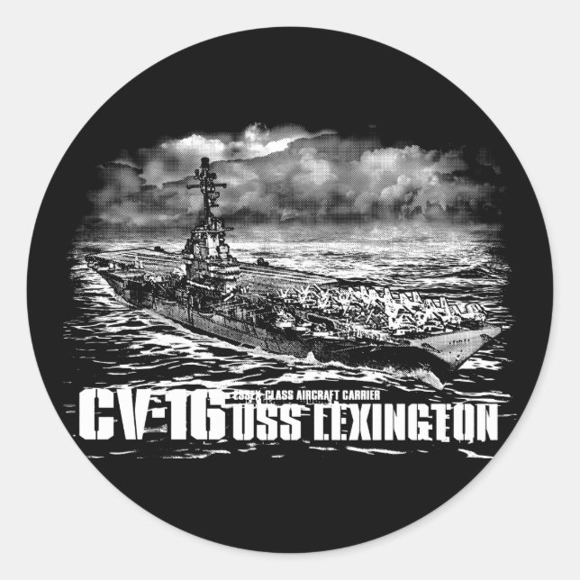 Adesivo Redondo Transportadora aérea Lexington Sticker (Frente)