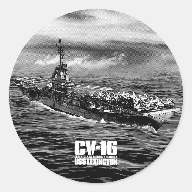 Adesivo Redondo Transportadora aérea Lexington Sticker (Frente)