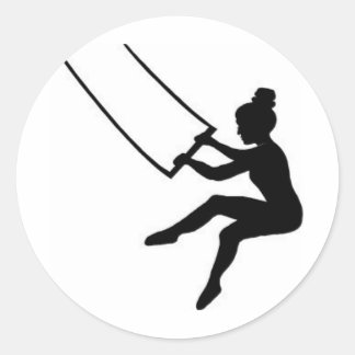 Adesivo Redondo trapeze artista