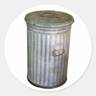 Adesivo Redondo trash bin