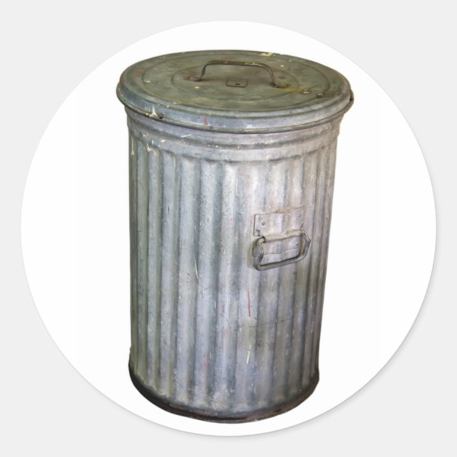 Adesivo Redondo trash bin (Frente)