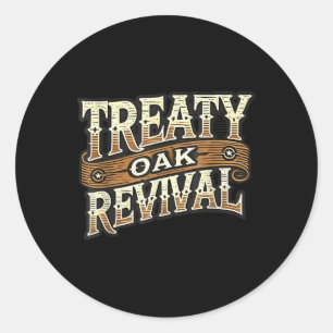 Adesivo Redondo Tratado Revival Oak