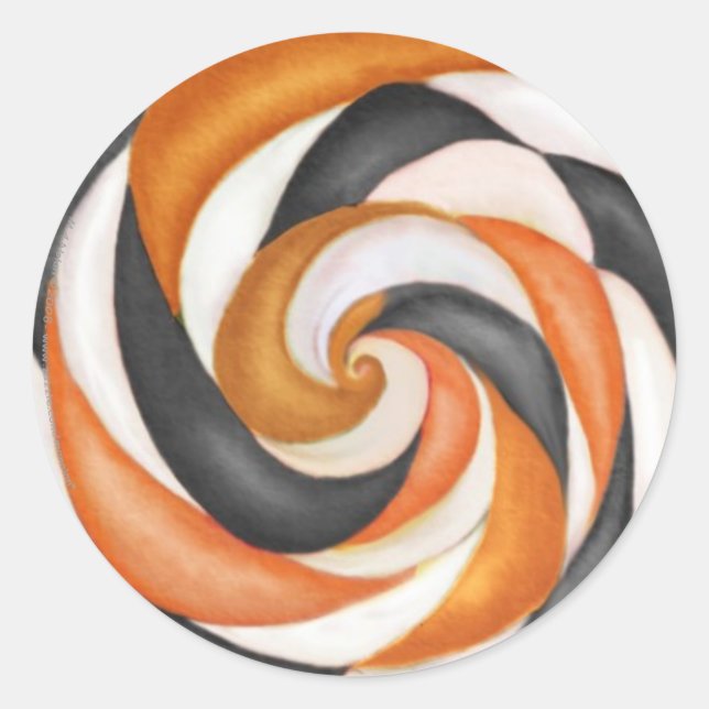 Adesivo Redondo Tratamentos de Halloween - Stickers (Frente)