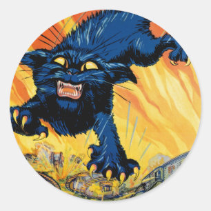 Adesivo Redondo Trate-os em tosse - Junte-se aos tanques